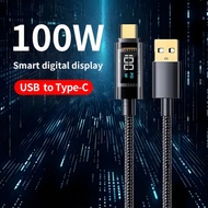 KYSG Type C to Type C Cable 66W Digital Display USB to Type C Cable ForHuawei Mate 60 50 P60 400Pro 