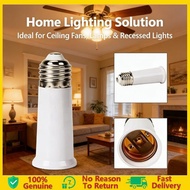 E27 E26 Ceramic Socket Converter Flexible Gooseneck Lamp Holder Adjustable