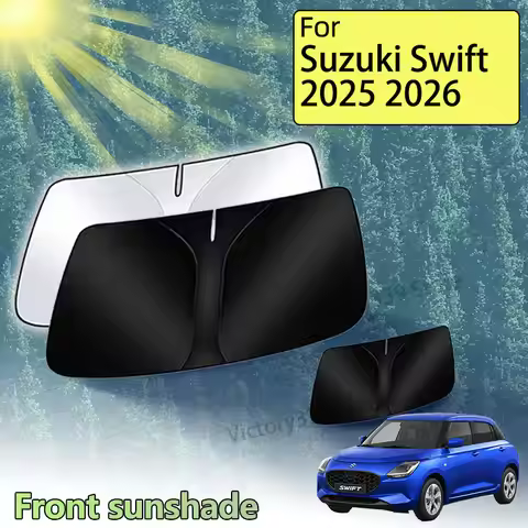 Front Sun Visor For Suzuki Swift 2025 2026 4 AOL Hybrid Accessorie Interior Window Sunshade Protecti