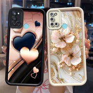 Phone Case For Realme C17/Realme 7i Anti-scratch Soft Casing For Realme C17/Realme 7i Pink Flower Pa