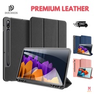 DUX DUCIS Samsung Galaxy【Tab S7 Plus/Tab S7/Tab S6 Lite/Tab S6】Domo Leather Smart Flip Shockproof Ca