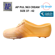 BISA COD - AP Cucuk 963 Cream - Sepatu Pria AP Boots Cucuk Cream Size 37-42 - Sepatu Karet AP Boots 