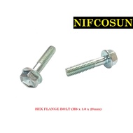 HEX FLANGE BOLT (M6 X 1.0 X 28mm)