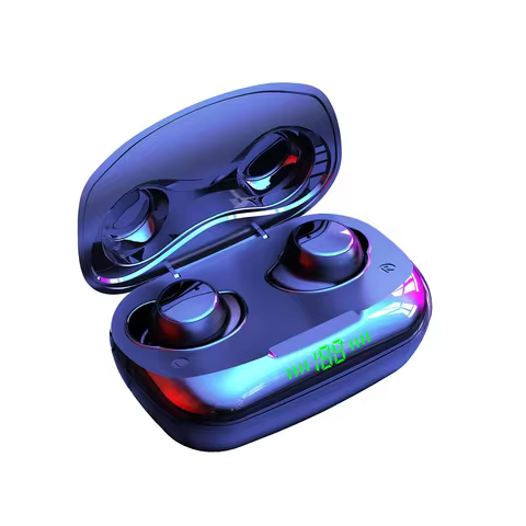 TWS24 Wireless Earphones BT 5.0 Clip-on Earbuds with 48dB Active Noise Cancellation 48H Battery Life