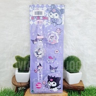 Kuromi Music LED Rotating Light Digital Children's Watch Kuromi Music Children's Watch Kuromi Digita