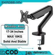 EXPOSE Monitor Stand Single Arm Table Clamping/Mounting 2 In 1