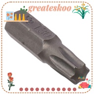 GREATESKOO 1pc Torx Bits, T6-T40 25mm Length Screw Driver Bit, S2 Alloy Steel 1/4 Inch Hex Shank 6 P