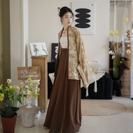 Chinese Hanfu Wooden Butterfly Ci Pleated Clothes Improved Daily Chinese Hanfu Commuter New Chinese 