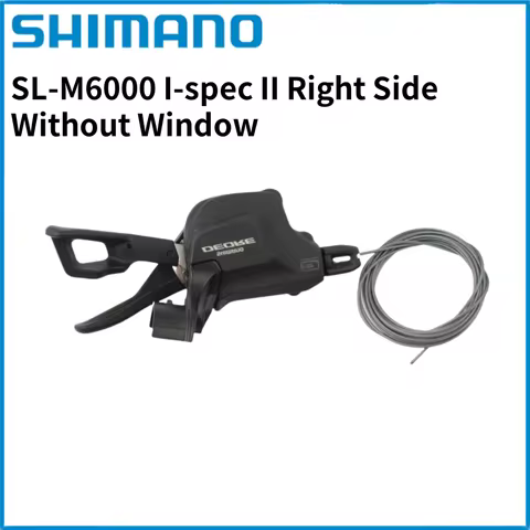 Shimano Deore M6000 10 Speed Right Mountain Bike Shifter with I-Spec II Mount Black Optional With or