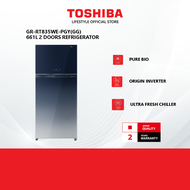 Toshiba GR-RT835WE-PGY(GG) 661L 2 Doors Refrigerator/Peti Sejuk/ 冰箱