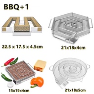 Cold Smoke Generator BBQ Accessories Steel Barbecue Grill Cooking Tool Smoker Salmon Bacon Fish Mini Apple Wood Chip Smoking BoxBBQ Grills