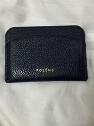 Polène Cardholder Leather - Black