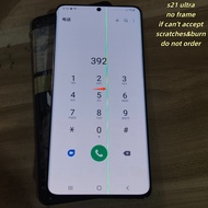 6.8'' single choice super amoled with Line dot For Samsung S21 Ultra 5G G998F lcd Display Touch Scre