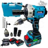 THAKITEC บล็อกไขควงสว่านกระแทกแบต 3IN1 ไร้แปรงถ่าน ALL NEW 499Vf แบต 2 ก้อน แรงบิด 560 NM XR TECHNOL