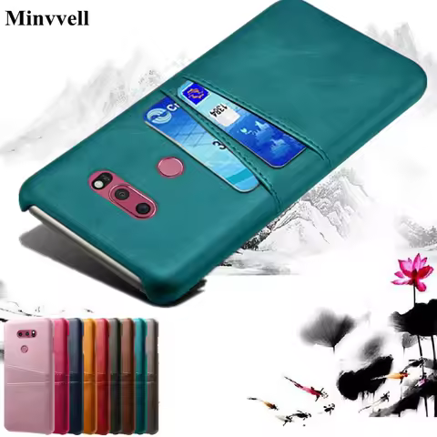 PU Leather Card Holder Phone Case For LG V30 S V50 ThinQ K50 K40 Q60 G8S Phone Cover For LG G8 ThinQ