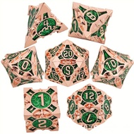 GOFIDIN 7Pcs Màu loại Cho D and D DND Bảng Trò Chơi Phụ Kiện Dice Set Dices