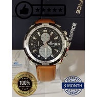 Special Edific_Efr 539 Leather Strap Fashion Men Watch All Function