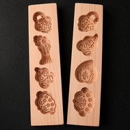 Pasta Handmade Size Pastry Mold Card#巧果饽花绿豆饼干8cc热卖儿童包邮木质烘焙工具 H42X