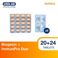 Biogesic 20s + Immunpro Immunpro Ascorbic Acid with Zinc 24s Vitamin C Zinc