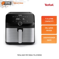 Tefal Easy Fry Mega Air Fryer EY855D 7.5L Oil Less Fryer Dishwasher Safe EY855D Penggoreng Udara