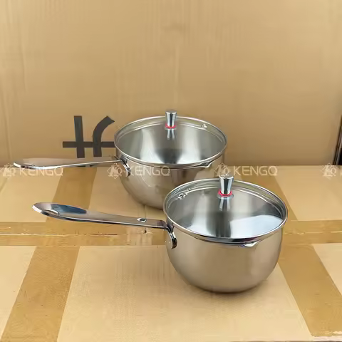 Milk pot 316 stainless steel uncoated food grade baby food pot breakfast hot milk small pot
