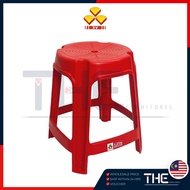 THE 3V New Adden Plastic Stool Plastic Chair High Quality (D32 x H46cm)