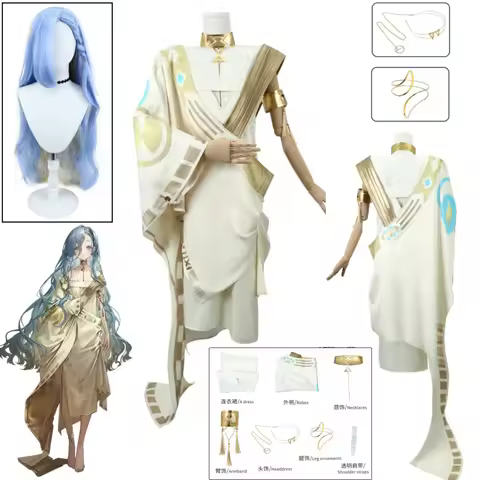 Game Reverse:1999 Thirty-Seven Cosplay 37 Costume Ancient Egyptian Style Cos Outfit Gold Accessories