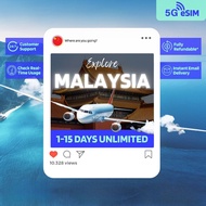 Malaysia eSIM 5G 1-15 Days Daily 500MB-6GB Unlimited Data