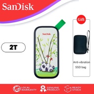 SanDisk E30 2TB Portable SSD (SDSSDE30-1T00-G26) with Type-C to USB 3.2 Connector and Speed Up to 80