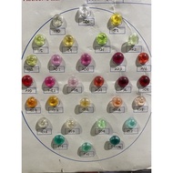 Crystal buttons per gross