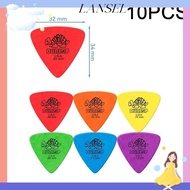 LA 10pcs Electric Guitar Picks, 0.5/0.6/0.73/0.88/1.0/1.14MM Anti-slip Style Dunlop Guitar Picks, 6 