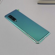 S Amsung G Alaxy Z Fold1พับ1 F900 5กรัมปกหลังแก้วด้านหลังที่อยู่อาศัยกรณีเปลี่ยนด้วยเลนส์กล้องสำหรับ