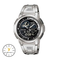 Casio Standard นาฬิกาข้อมือผู้ชาย รุ่น AQF-102WD-1BVDF - สีเงิน