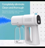 少量現貨 全新 Disinfection Sprayer USB 充電式 藍光奈米 手提消毒 噴霧槍 適合各種場所使用