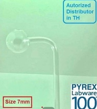 หลอดแก้ววิทยาศาสตร์/ หลอดแก้ว DIY / หลอดนำก๊าซทดลอง / หลอดทดลอง / แก้ว ขนาด 7 มิล