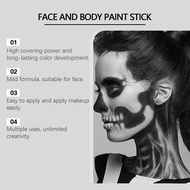 Halloween Face Paint Stick Body Crayon Makeup Clown White Cream Blendable Stick For Fancy Ball Parti