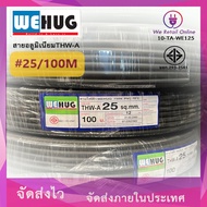 สายไฟอลูมิเนียม THW-A  เบอร์  25  (100เมตร)  WEHUG