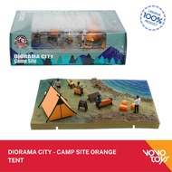 City Diorama CreationBM - Camp Site TentORANGE
