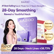 KAZOO Neck Mask Collagen Firming for Anti-Wrinkle Care Neck Lifting Reduce Neck Lines 5 Masks / Box