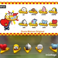 BT21 Mini Pizza Action Figure Chimmy RJ Tata Love Jimin V Jin Bts Original