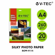 A4 Silky 260gsm Photo Paper, results like studio photos