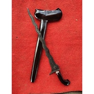 Keris Dhapur Pasupati Ricikan Sekar Kacang Pogok Dekorasi Koleksi Hiasan Dinding Klasik Nusantara Va