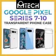 MTech Clear Pixel 10 Pro 10a 9 XL 7 8 Case Casing Transparent Extreme Anti Shock Cover