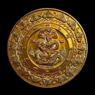 阿赞初 - 泽度金 三宝铜材质 中模3.2cm高  Rian Jatukam Ramathep , Ner Samrit , Phim Klang  师傅：阿赞初 Archan Cho 佛历：2550