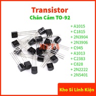 [Pack of 10] Pin Transistor TO-92: A1015, C1815, 2N3904, 2N3906, C945, C828, A1013, C2383, 2N2222, 2