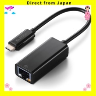 【Direct from Japan】ELECOM Wired LAN Adapter USB Type C USB-C to RJ45 Compatible with windowsmacOS Bl