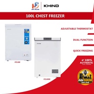 Khind Peti Sejukbeku Chest Freezer (100 L) FZ100 FZ100S