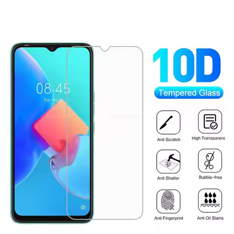 2-1PCS Protective Glass For Tecno Spark 8C 8 T P Pro 6 Go 2020 2021 2022 Phone Glass Screen Protecto