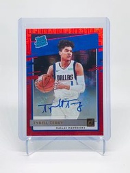 NBA Card❗️Tyrell Terry RC Auto Red Mojo /99 Panini Donruss 2020