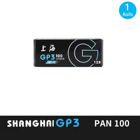 Photography Film Shanghai GP3 Black and White Film GP3 100 120 Medium Format Film Roll 1-10 Rolls fo